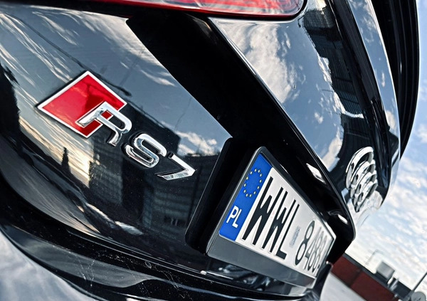 Audi RS7 cena 173900 przebieg: 99700, rok produkcji 2014 z Poznań małe 781